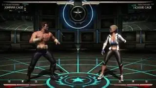 MKX - Johnny Cage New (Stunt Double) Combo Best Tech!!