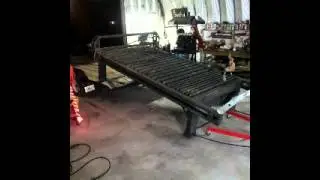 Unloading the 6'x12' Plasma Table, FastCut CNC