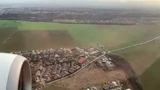 KLM Boeing 737-700 Landing in Prague (PRG/LKPR, rwy 24)