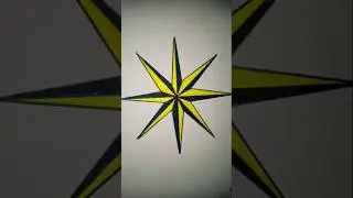 Star illusion✴️✨ #3D #youtubeindia #Shorts #Art