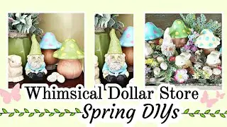 Dollar Store Spring DIYs || Dollar Tree Gnome Garden
