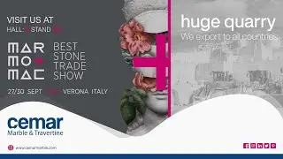 Cemar Marble & Travertine Italy / 2022 Verona Best Stone Trade Fair