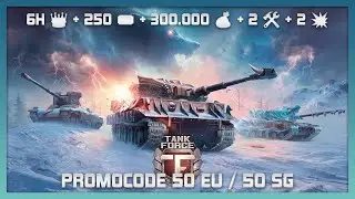 [EN DIRECTO🔴] 6H 👑 + 250 🎟️ + 300.000 💵 + 2 🛠️ + 4 💥 [PROMOCODE 50 EU / 50 SG] | Tank Force Steam✨