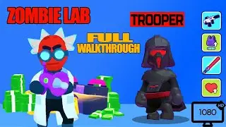 Stealth Master | TROOPER Hero in Zombie Lab - Full Walkthrough 😉✌.