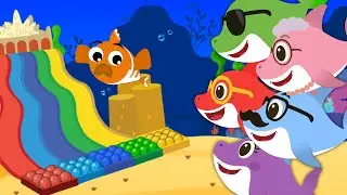 Learn Colors with Baby Shark | Nursery Rhymes | Little Fish Tales | #babyshark #fish