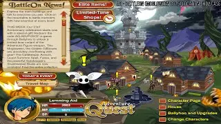 AdventureQuest - Battleon (Mogloween 2025) Location Showcase