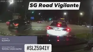 25dec2020  #SLZ5941Y toyota vios stop to turn right at a no right turn junction