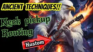 CUSTOM NECK PICKUP INSTALL... pickup routing with no jig