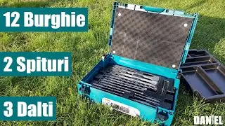Set Burghie SDS Makita | 12 burghie, 5 dalti, Makpac! | Makita B-53877
