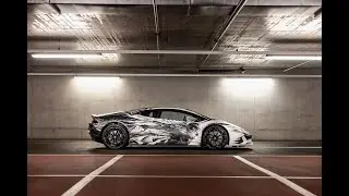 Lamborghini Hurac&aacute;n EVO interpreted by artist Paolo Troilo