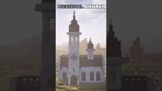 Minecraft How To Build a Medieval Church🏠