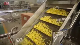 Potato French Fry #IQF Line Full Automatic For Production Frozen #frenchfries Production Line