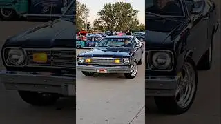 Plymouth Duster Classic Car Drive By Engine Sound Sanders Car Show 2024