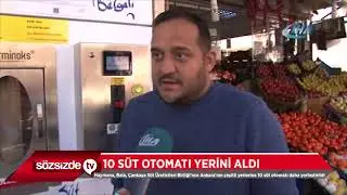 10 SÜT OTOMATI YERİNİ ALDI