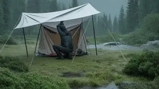 &ldquo;ALONE in the Forest During HEAVY RAIN (LIVE)&rdquo; ⛈️