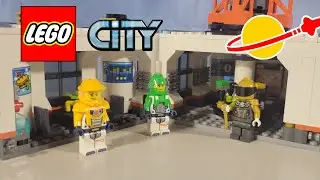 Almost done ✔️ LEGO City Space Base and Rocket Launchpad build and review Part 3