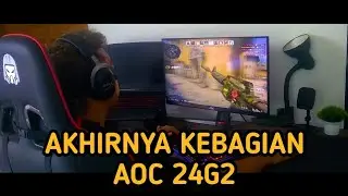 Unboxing + First Impression Monitor AOC 24G2 Indonesia