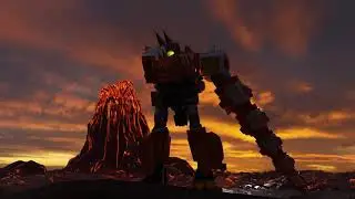 Power Rangers Dino Thunder(T-rex megazord) part 1 | Blender Animation