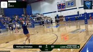 LCHS Varsity Volle vs. Heritage Christian (2025.08.21)