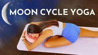 Moon Cycle Yoga - Cramp Relief for your Period- 25 Min Gentle Yoga for your Luteal Phase