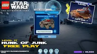 Lego Star Wars The Skywalker Saga: Lvl 17 Hunk of Junk FREE PLAY - HTG