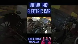 Wow... A 1912 Electric Car! #shorts
