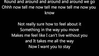 Rihanna Feat Mikky Ekko - Stay Lyrics