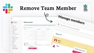 How to remove a member from a Slack workspace