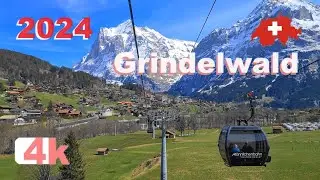 🇨🇭 - 2024 - Winter -  SWITZERLAND  MANNLICHEN GRINDELWALD -  ITSELWALD ZERMATT THUN Suiza 4K