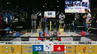 Q11 - 2023 FIRST World Championship Houston FTC Power Play | FTC Team 11047 Screw it !!