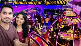 Anniversary Celebration | Trending Igloos restaurant | Booking | JP Hotel| RoofTop@100FT |DinnerDate