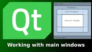 QMainWindow - Udemy Preview - Qt Widgets for Beginners