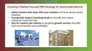 Mission Related Investments (MRIs): Balancing Impact and Returns | FENI Summit 2025