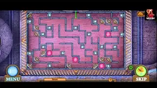Tricky Doors Egyptian Pyramids Level 18 Connect the beam lights puzzle