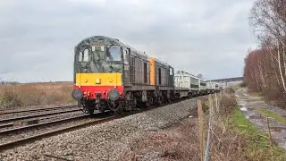 Incredible! 5 Heritage Diesels on the Mainline in 3 Minutes! 3x 37s & 2x 20s