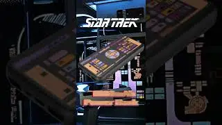 FAMETEK - Star Trek TNG Slim 10,000mAh Triple Charging Power Bank With LCARS Design