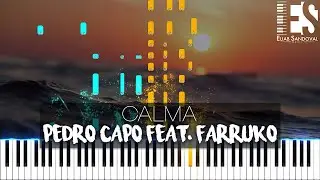 Calma - Pedro Capó, Feat. Farruko (Piano Tutorial + Sheet Music) | Eliab Sandoval