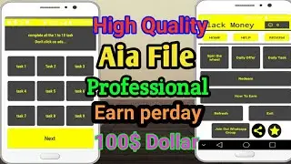 High quality Earning Aia file Earn per day 200$ dollar appybuilder