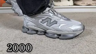 Обзор и демонстрация на ногах New Balance 2000 Metallic Silver