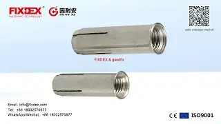 Stainless Steel Drop In Anchor With Lip