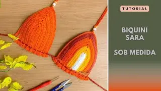 BIQUÍNI CORTINA EM CROCHÊ- Biquíni Sara  @Marcosjuniorcroche