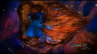 The Source:  Inspired by the James Webb Telescope.  Hand Painted in VR with Open Brush