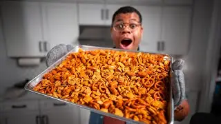 🧀🥨 Make delicious cheesy snack mix at home