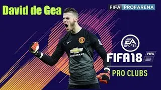 FIFA 18 PRO Club David de Gea Face