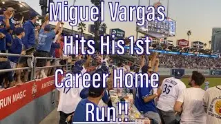 Miguel Vargas Hits His First MLB Career Home Run For The Dodgers! #shorts