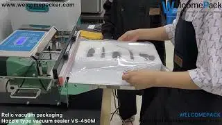 WELCOMEPACK | Relic vacuum packaging | Nozzle type vacuum sealer VS-450M