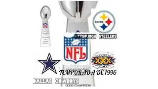 FUTBOL AMERICANO NFL PLAYOFFS 1996 NFC & AFC RUMBO AL SUPER BOWL XXX=30 CASQUITOS MARINELA.