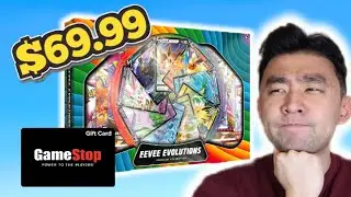 Is this the WORST Pok&eacute;mon Product of 2022?! GameStop Exclusive Eevee Collection's Box opening!