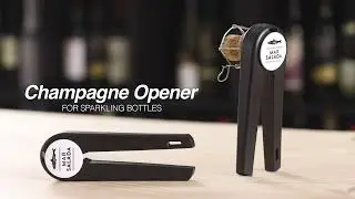 Effortlessly open champagne bottle | Champagne opener by Pulltex