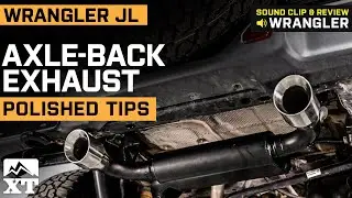 Jeep Wrangler JL Axle-Back Exhaust with Polished Tips Review & Sound Clip